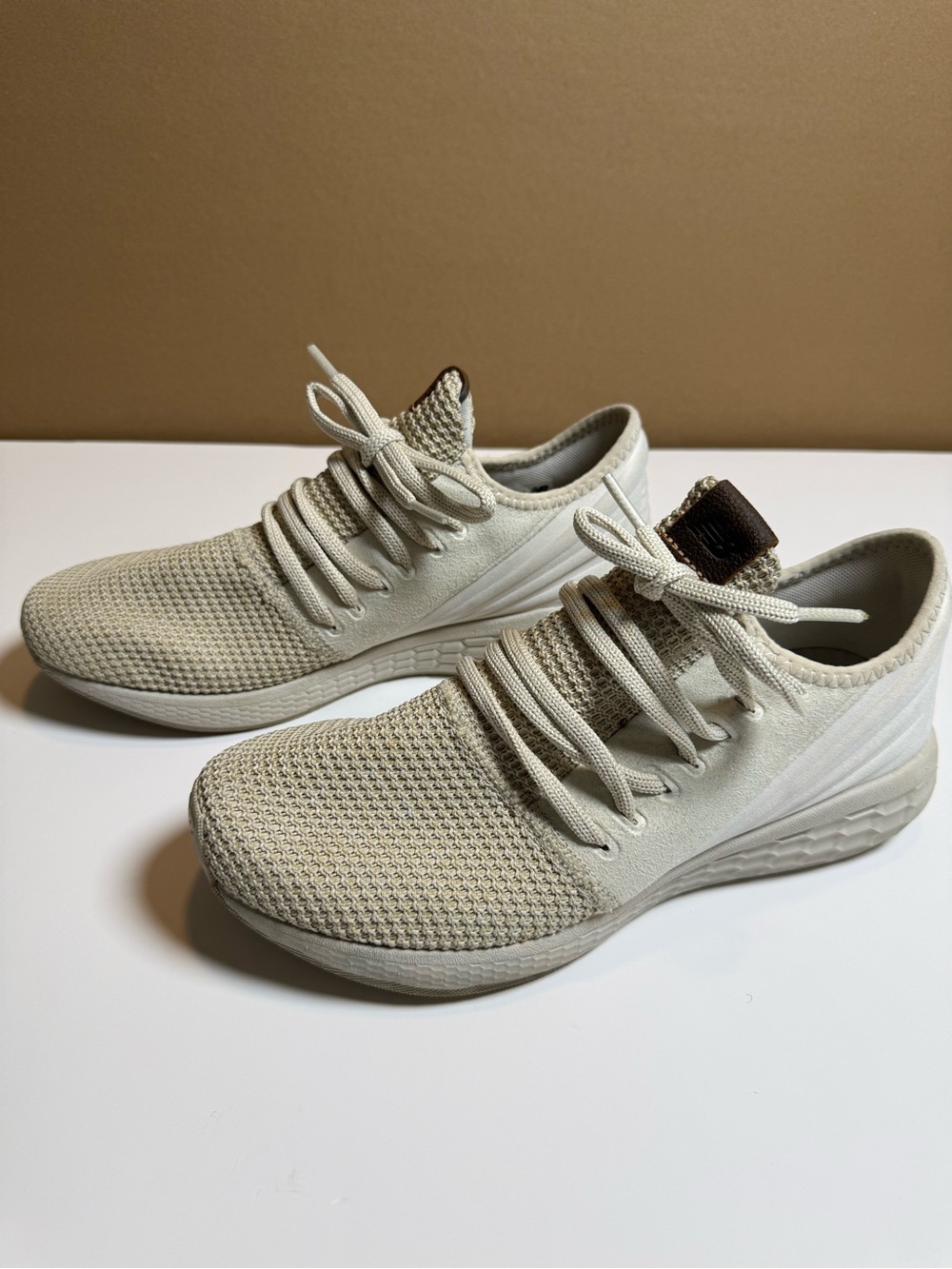 New Balance Fresh Foam Cruz Knit Stone Gray Sneakers Womenβs 11 Casual Running